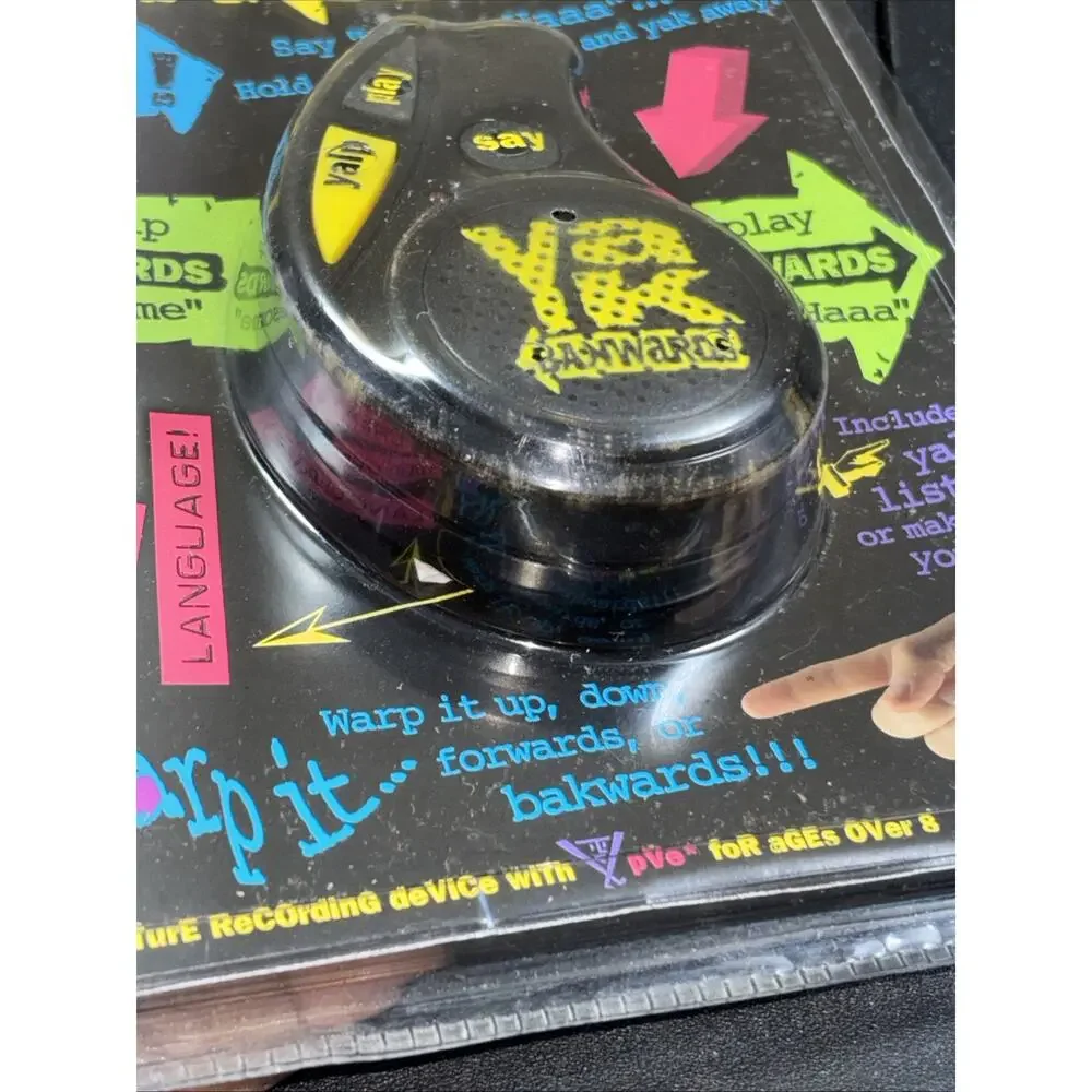 1996 Yak BakWards Audio Recording toy Yes! Gear